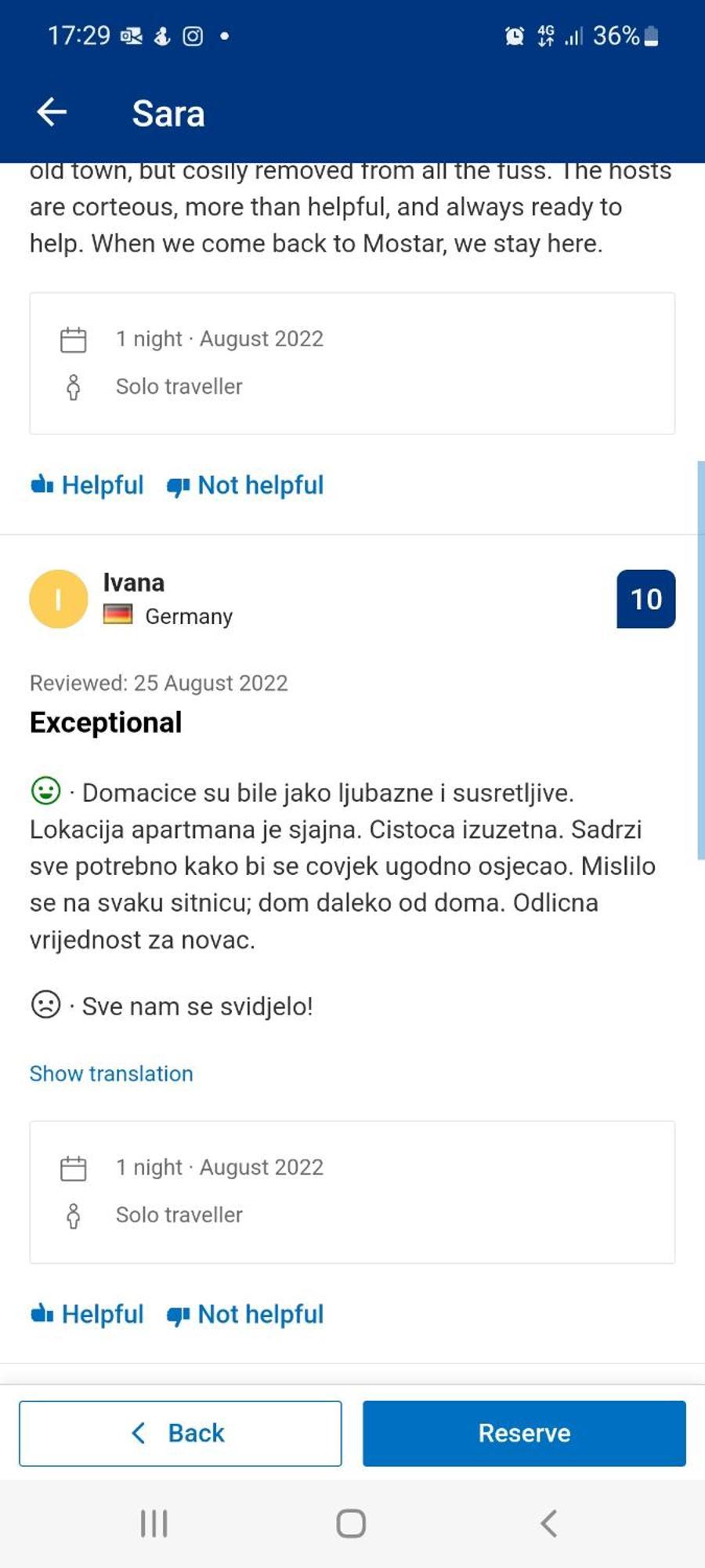 Ferienwohnung Sara Mostar Zimmer foto